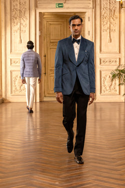 Teal Velvet Classic Dinner Jacket